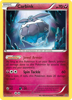 Pokemon Roaring Skies Carbink - 47