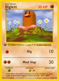 Pokemon Base Diglett - 47