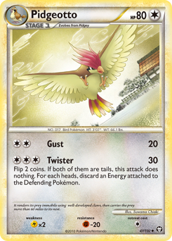 Pokemon HS—Triumphant Pidgeotto - 47