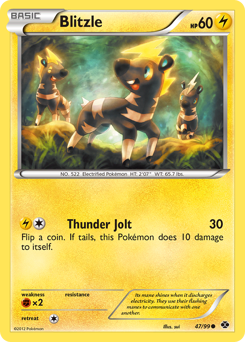 Pokemon Next Destinies Blitzle - 47