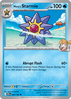 Pokemon Destined Rivals Misty's Starmie - 47