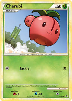 Pokemon HS—Unleashed Cherubi - 47