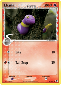Pokemon Dragon Frontiers Ekans δ - 47