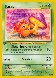 Pokemon Neo Revelation Paras - 47