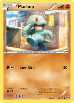 Pokemon Plasma Blast Machop - 47
