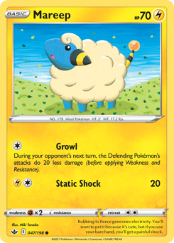 Pokemon Chilling Reign Mareep - 47
