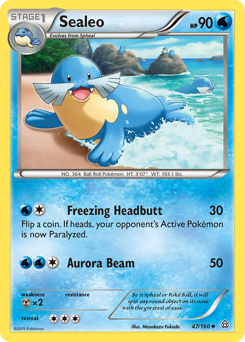 Pokemon Primal Clash Sealeo - 47