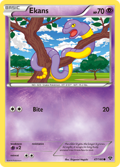Pokemon XY Ekans - 47