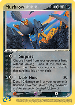Pokemon Sandstorm Murkrow - 47