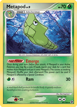 Pokemon Great Encounters Metapod - 47