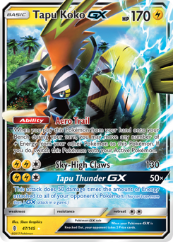 Pokemon Guardians Rising Tapu Koko-GX - 47