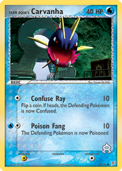 Pokemon Team Magma vs Team Aqua Team Aqua's Carvanha - 47