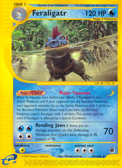 Pokemon Expedition Base Set Feraligatr - 47