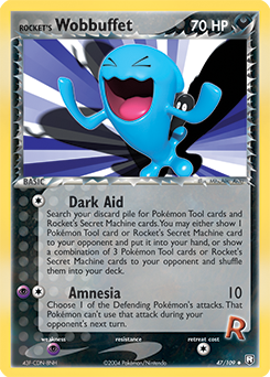 Pokemon Team Rocket Returns Rocket's Wobbuffet - 47