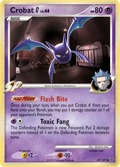 Pokemon Platinum Crobat G - 47
