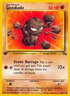Pokemon Fossil Geodude - 47