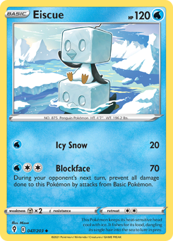 Pokemon Evolving Skies Eiscue - 47