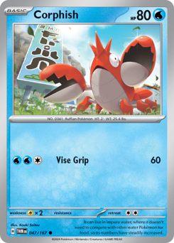 Pokemon Twilight Masquerade Corphish - 47
