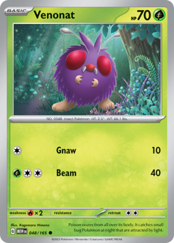Pokemon 151 Venonat - 48