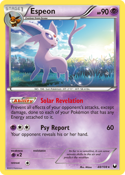 Pokemon Dark Explorers Espeon - 48