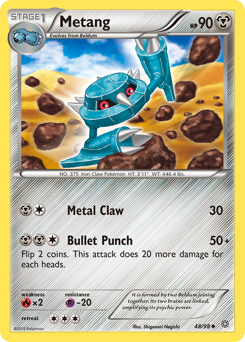 Pokemon Ancient Origins Metang - 48