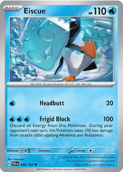 Pokemon Paldea Evolved Eiscue - 48