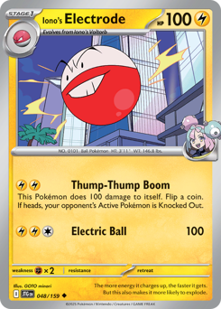 Pokemon Journey Together Iono's Electrode - 48