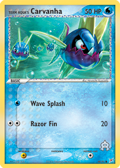 Pokemon Team Magma vs Team Aqua Team Aqua's Carvanha - 48