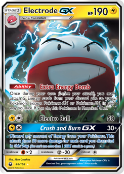 Pokemon Celestial Storm Electrode-GX - 48