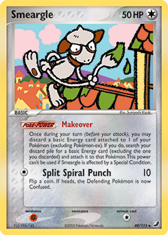 Pokemon Unseen Forces Smeargle - 48