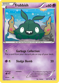 Pokemon Noble Victories Trubbish - 48