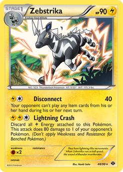 Pokemon Next Destinies Zebstrika - 48