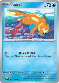 Pokemon Obsidian Flames Buizel - 48