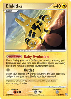 Pokemon Diamond & Pearl Elekid - 48
