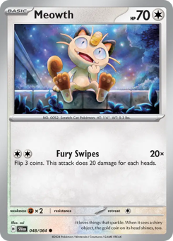 Pokemon Shrouded Fable Meowth - 48