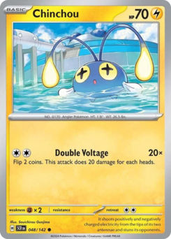 Pokemon Stellar Crown Chinchou - 48