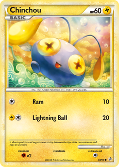 Pokemon HS—Unleashed Chinchou - 48