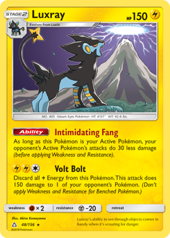 Pokemon Ultra Prism Luxray - 48