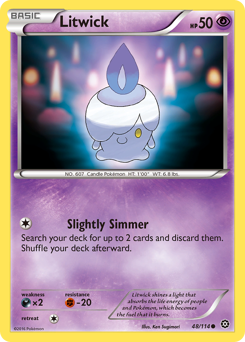 Pokemon Steam Siege Litwick - 48