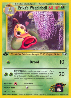 Pokemon Gym Heroes Erika's Weepinbell - 48