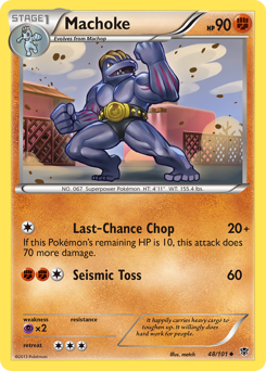 Pokemon Plasma Blast Machoke - 48