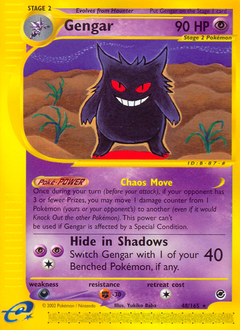 Pokemon Expedition Base Set Gengar - 48