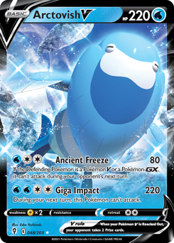 Pokemon Evolving Skies Arctovish V - 48