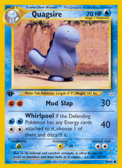 Pokemon Neo Revelation Quagsire - 48
