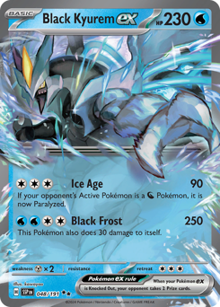 Pokemon Surging Sparks Black Kyurem ex - 48