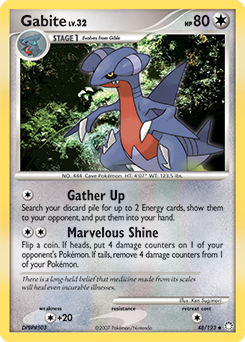 Pokemon Mysterious Treasures Gabite - 48
