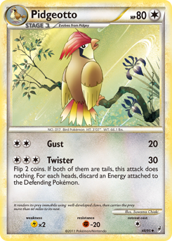 Pokemon Call of Legends Pidgeotto - 48