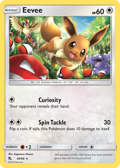Pokemon Hidden Fates Eevee - 48