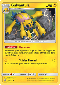Pokemon Team Up Galvantula - 48