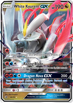 Pokemon Dragon Majesty White Kyurem-GX - 48